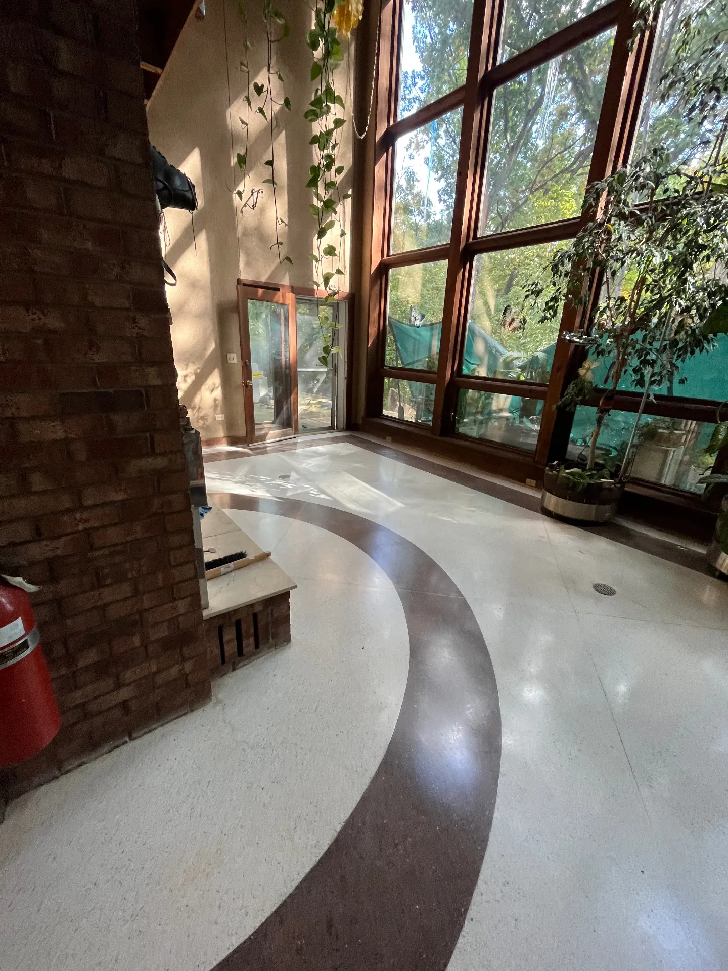 Oak Brook Terrazzo Basement Lounge Restoration