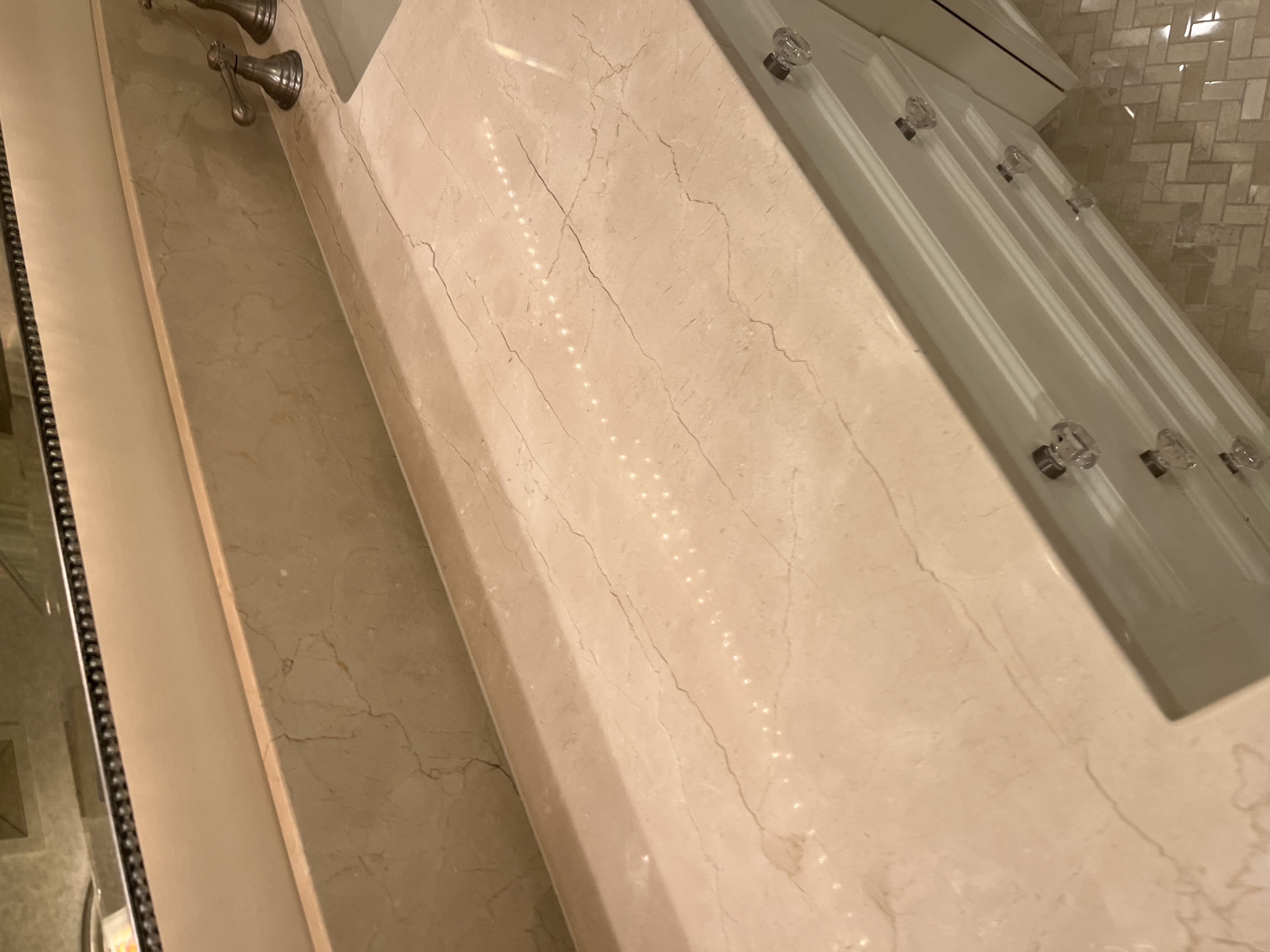 Marble & Travertine Bathroom Restoration in Vernon Hills, IL 60061