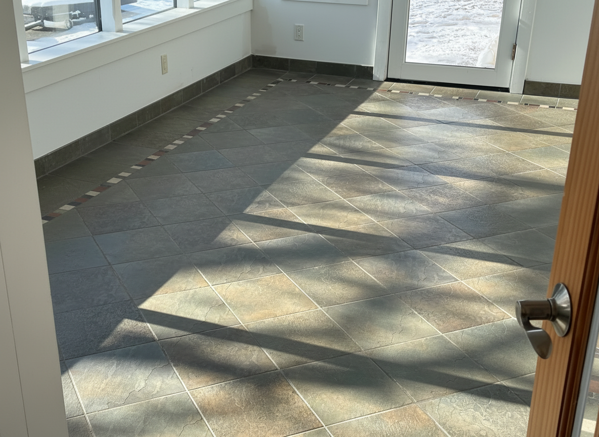 Slate Floor Deep Cleaning & Sealing