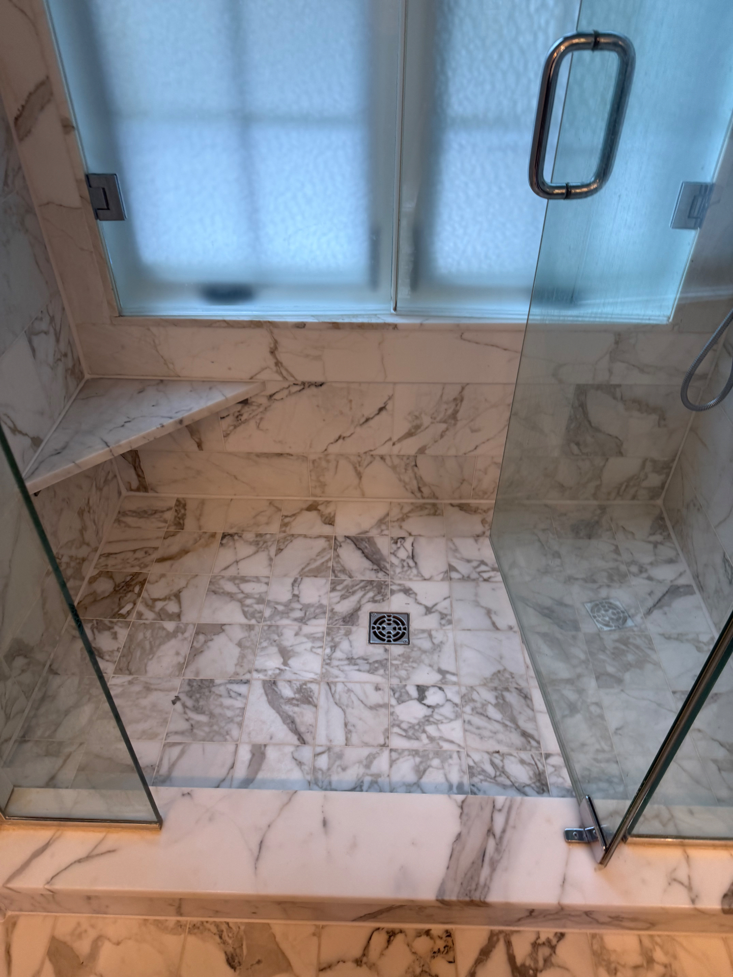 River North Marble Bathroom Transformation