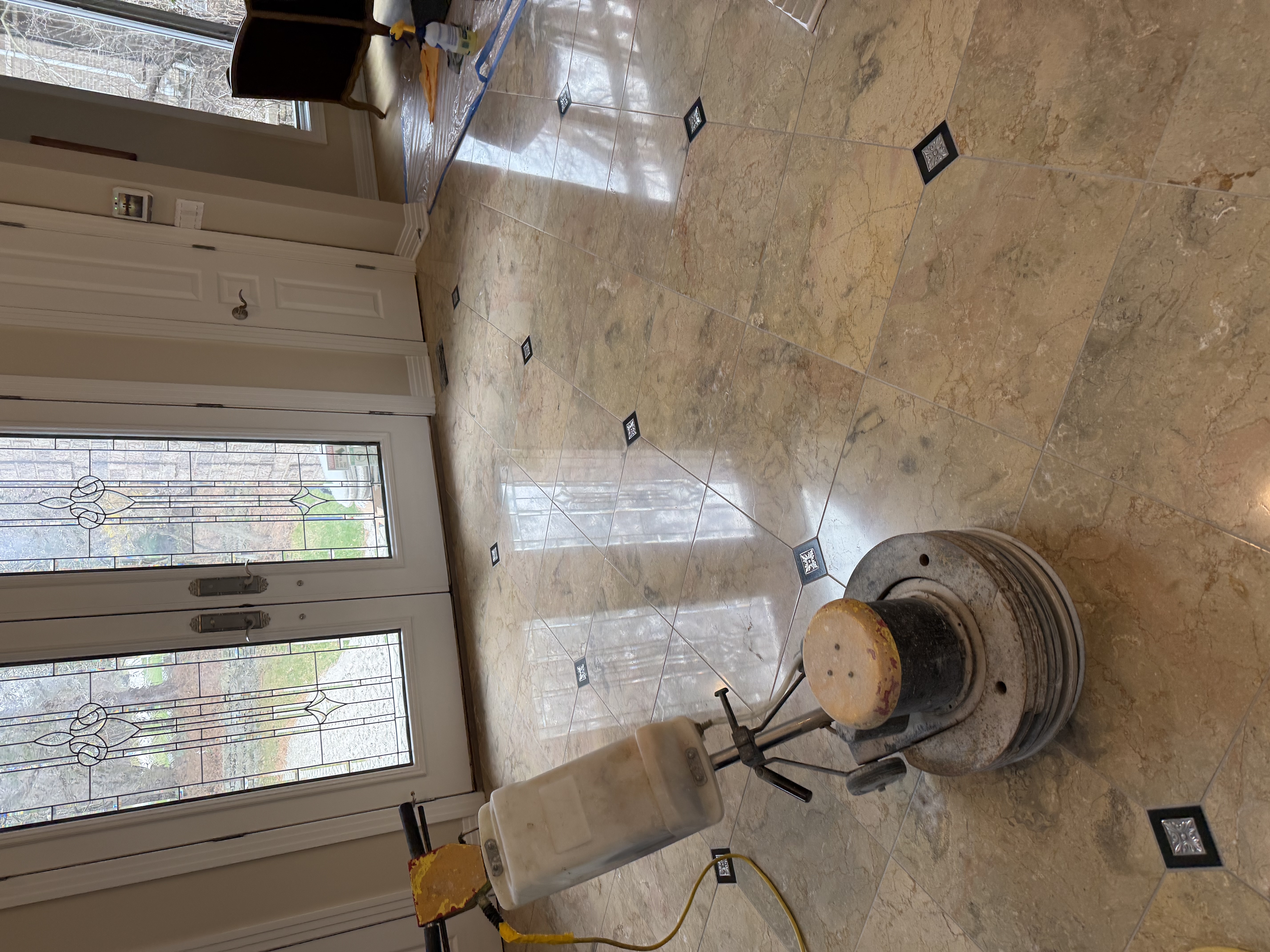 After — Marble Floor Polishing in Highland Park in Schaumburg