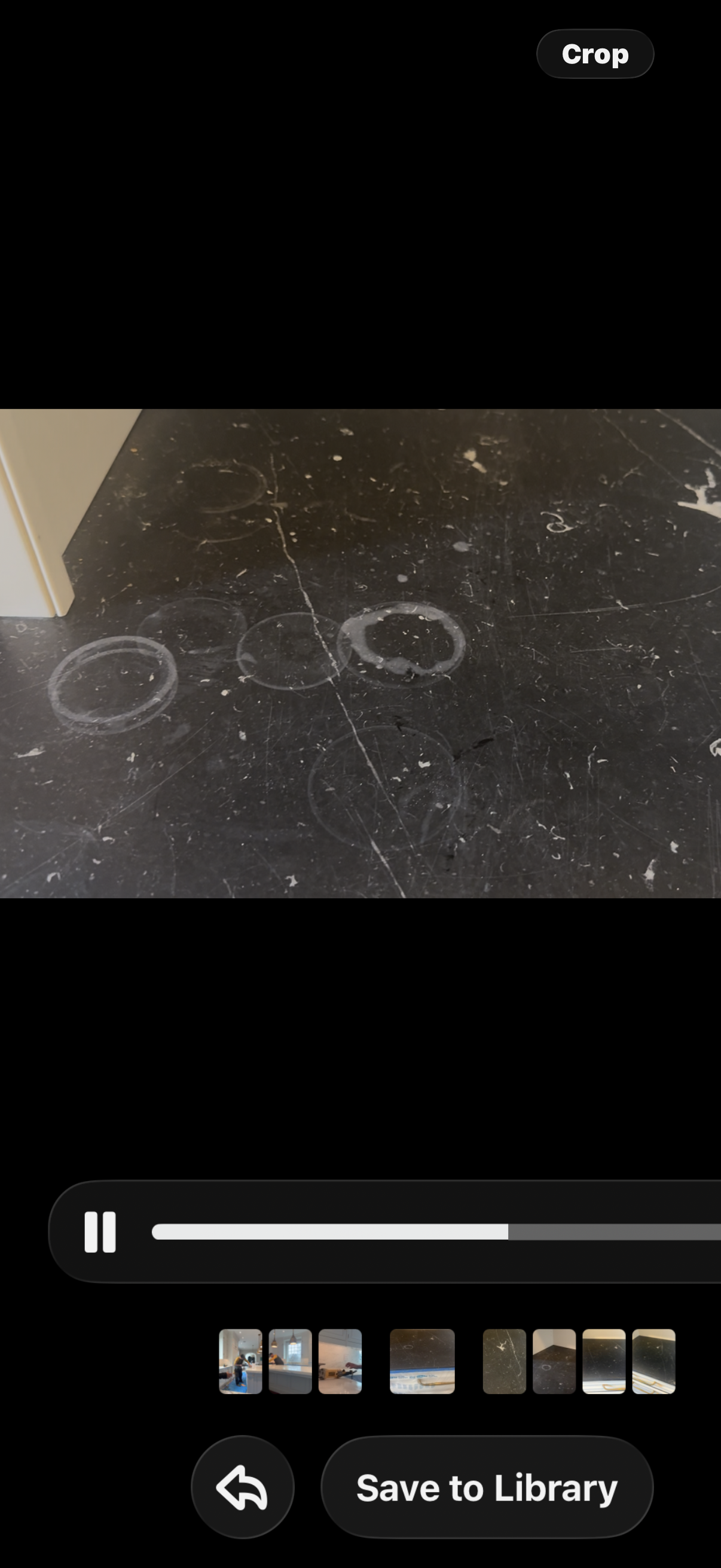 Before — Marble Spot & Stain Removal in La Grange