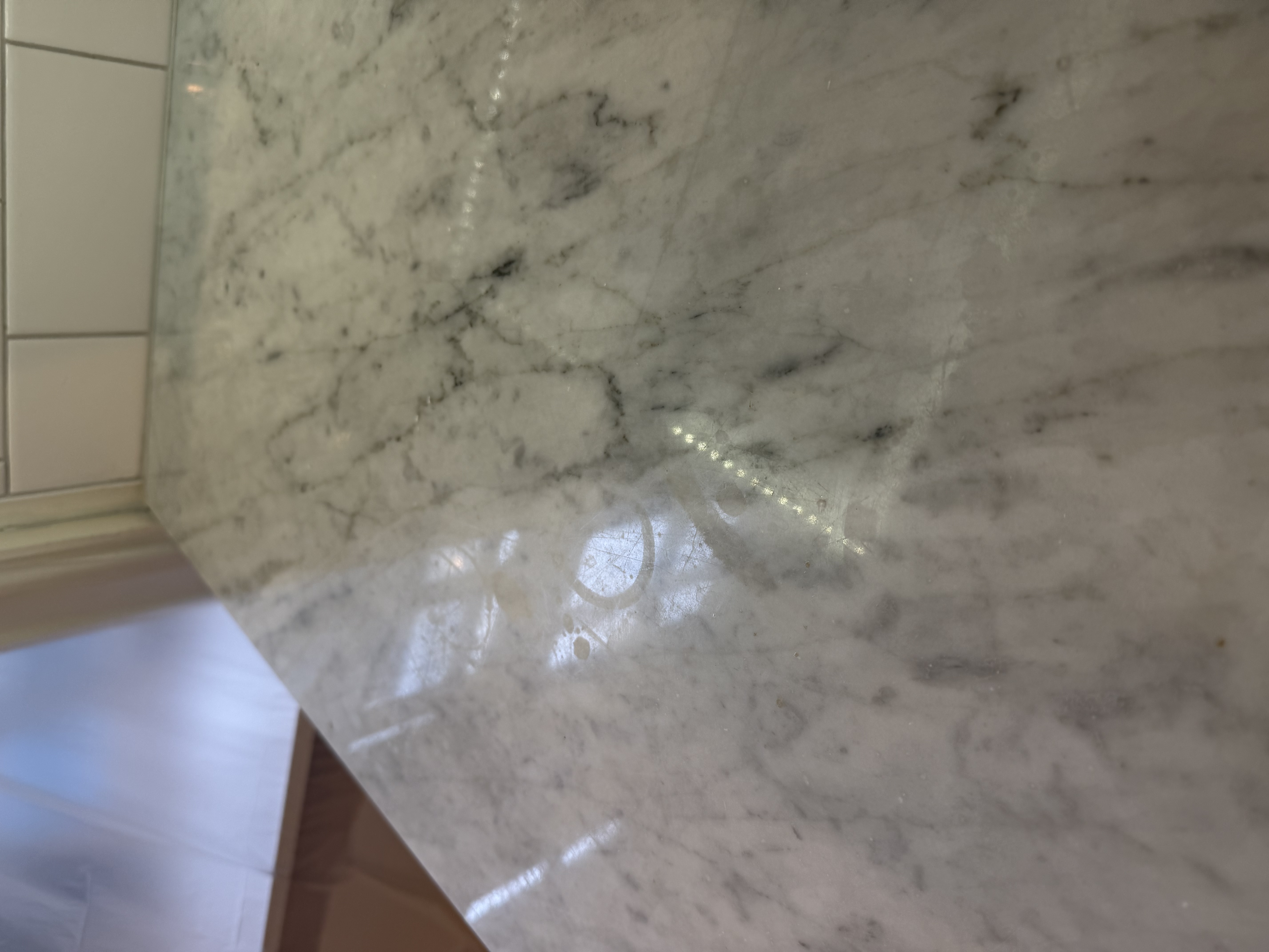 Before — Marble Countertop Etch Removal  in Pilsen