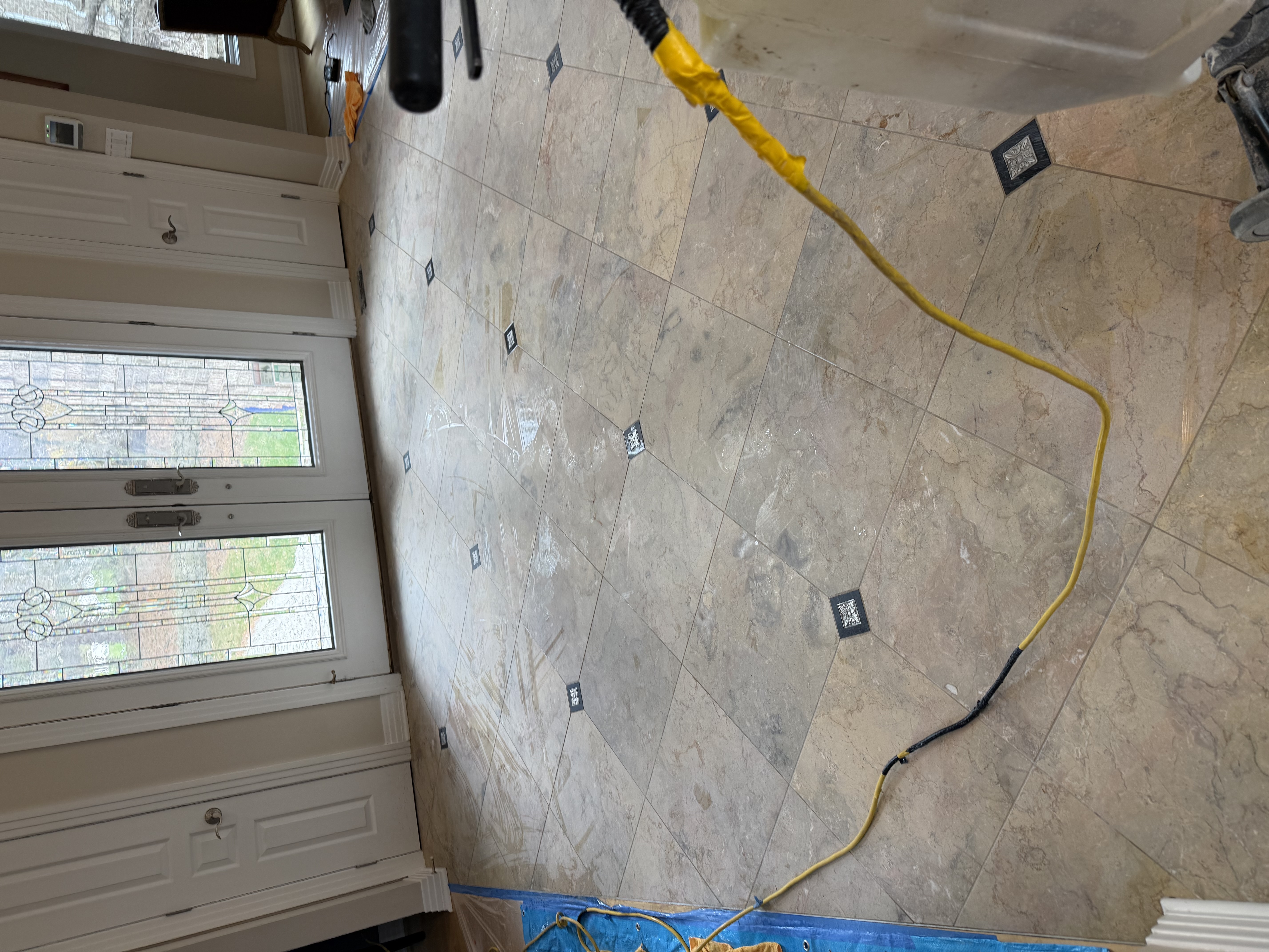 Before — Marble Floor Polishing in Highland Park in Schaumburg
